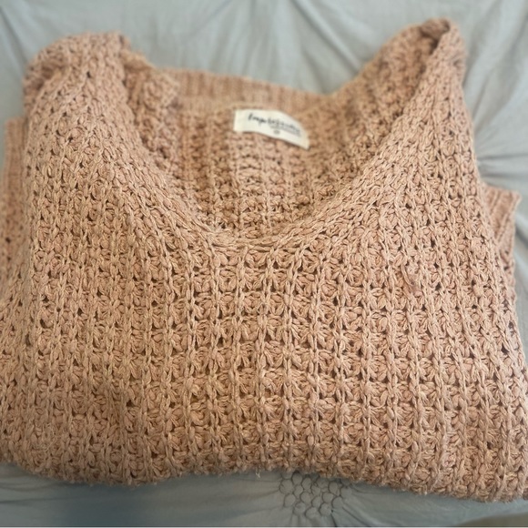 IMPRESSIONS BOUTIQUE | Light coral colored sweater - Picture 4 of 4